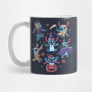 Halloween Experiments Cute Spooky Aliens Mug